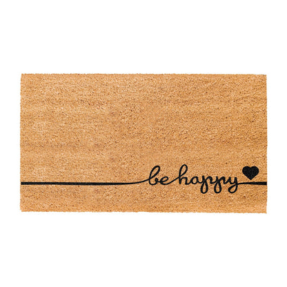 be happy Natural Coir Doormat