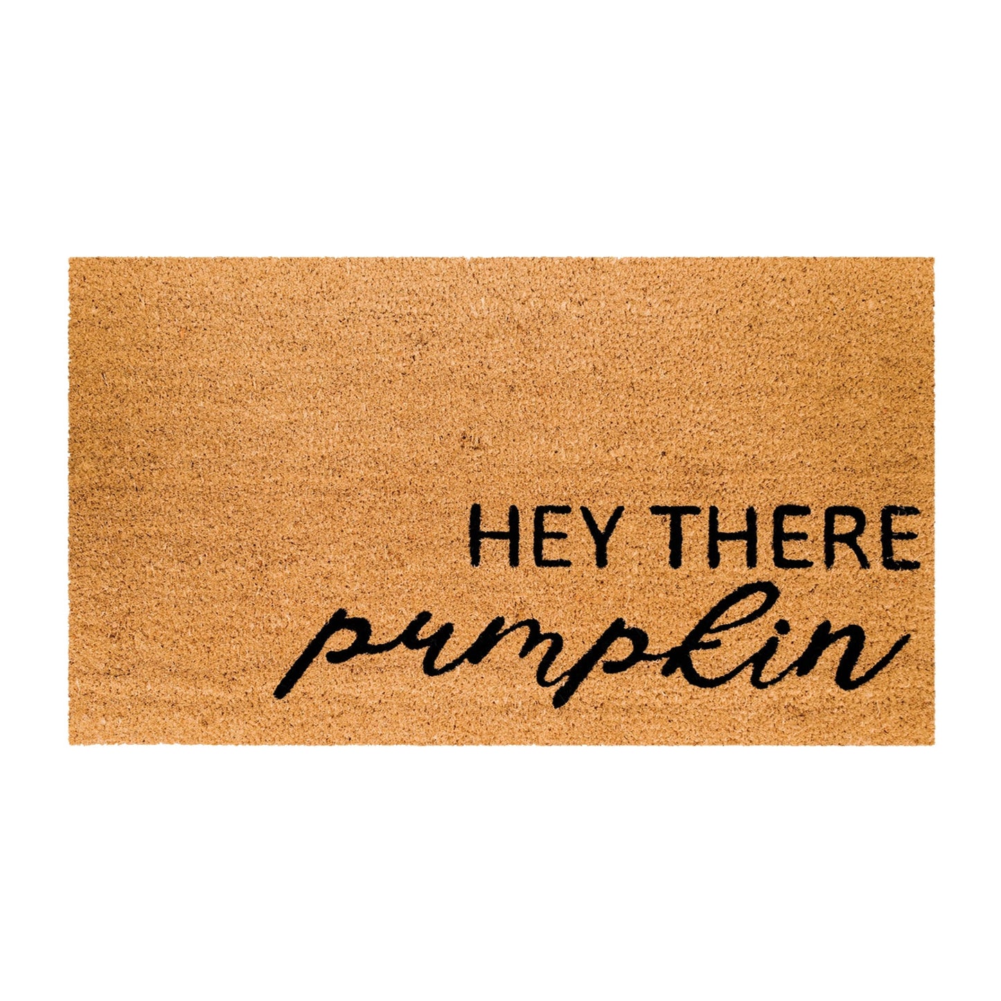 Hey There Pumpkin Natural Coir Doormat