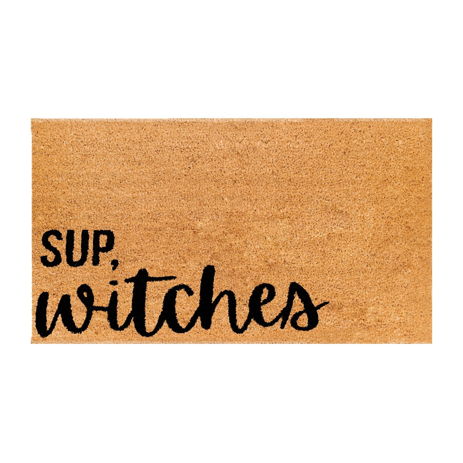 Sup, Witches Natural Coir Doormat