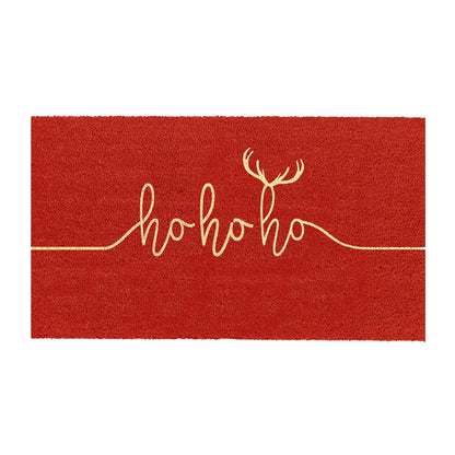 Ho Ho Ho Natural Coir Doormat