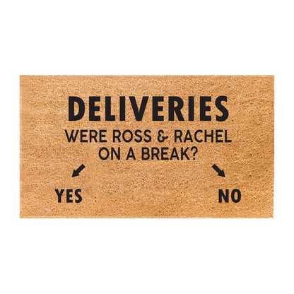 Delivery Dilemma Natural Coir Doormat