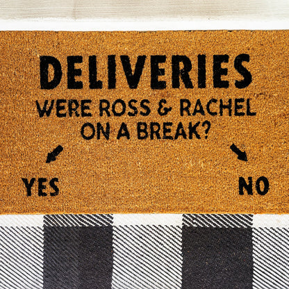 Delivery Dilemma Natural Coir Doormat