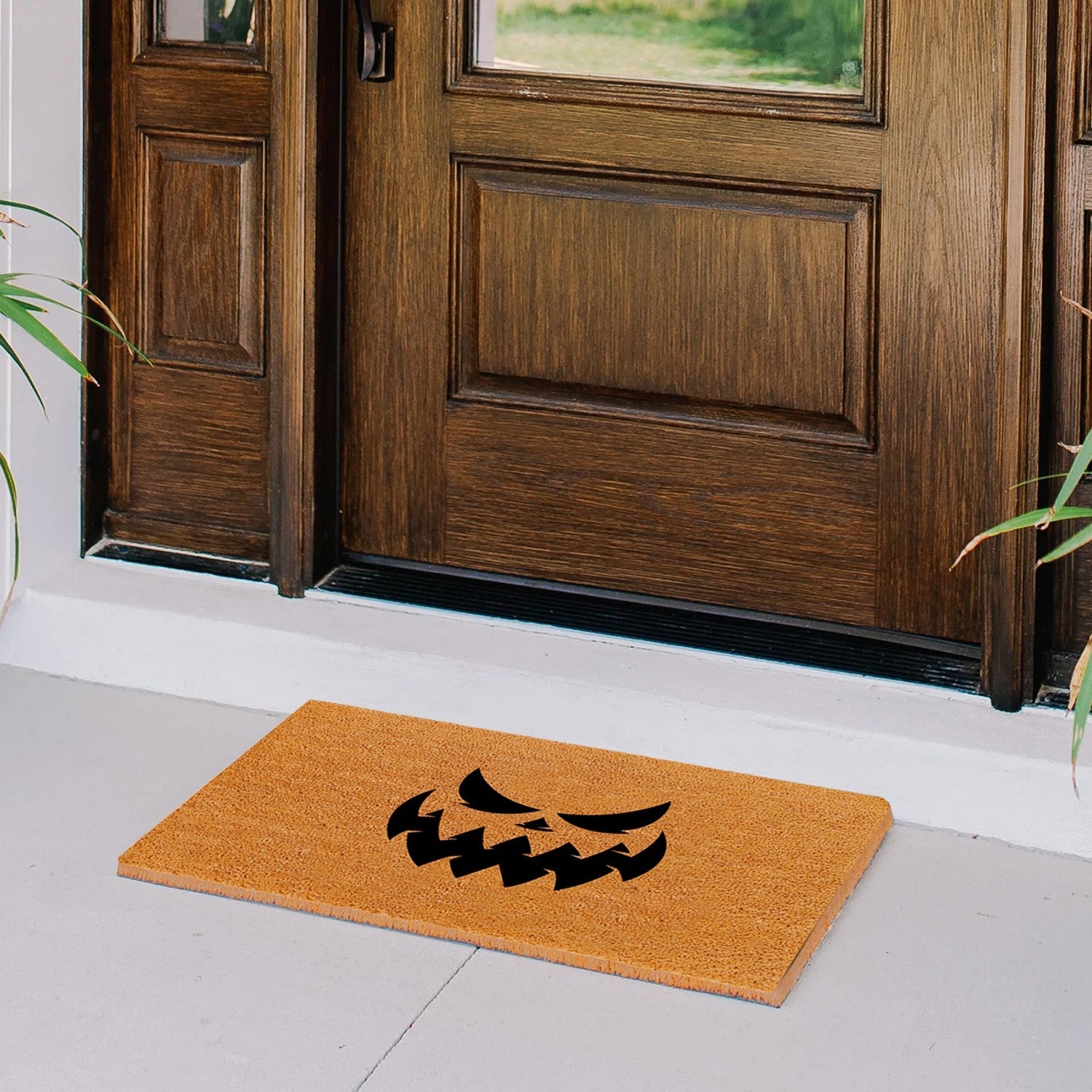 Spooked Natural Coir Doormat