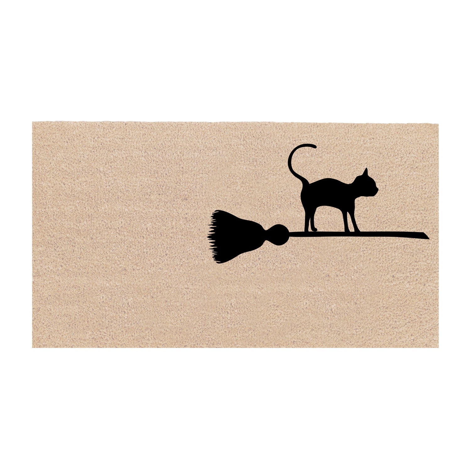 Whiskered Witch Natural Coir Doormat