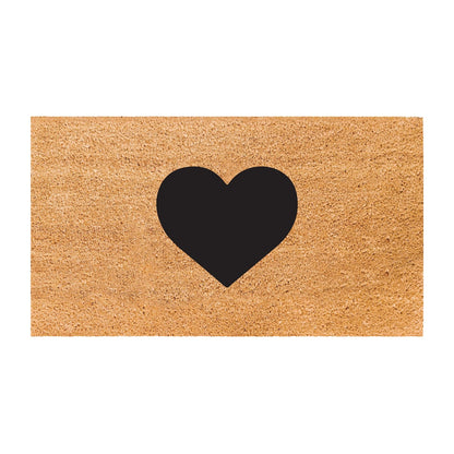 Bold Heart Natural Coir Doormat
