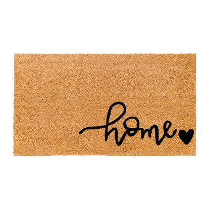 Heart and Home Natural Coir Doormat