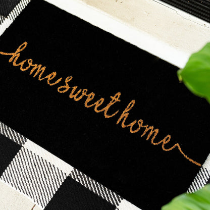 Rustic Greet Natural Coir Doormat