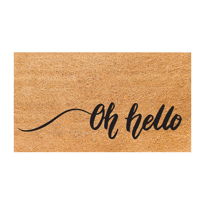Oh hello Natural Coir Doormat
