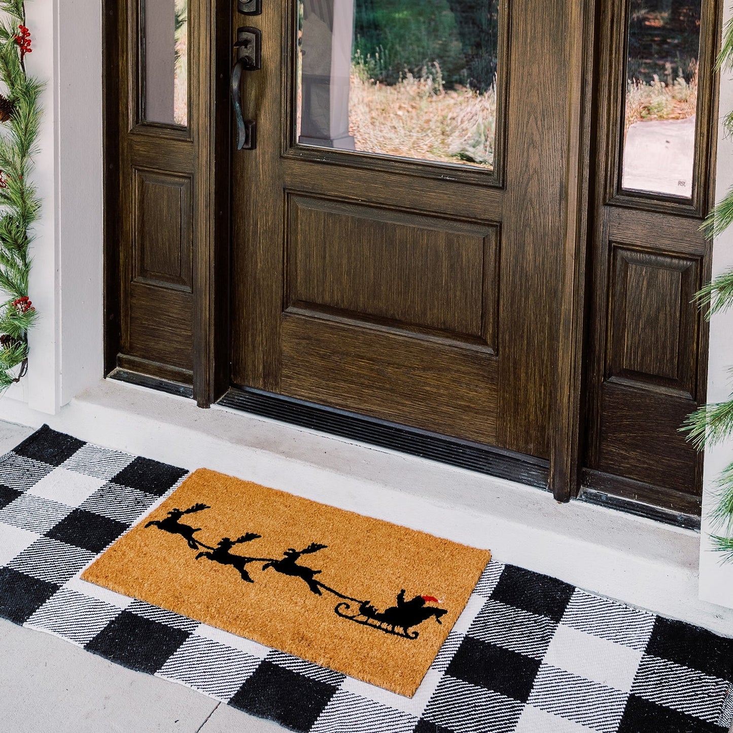 Sleigh Natural Coir Doormat