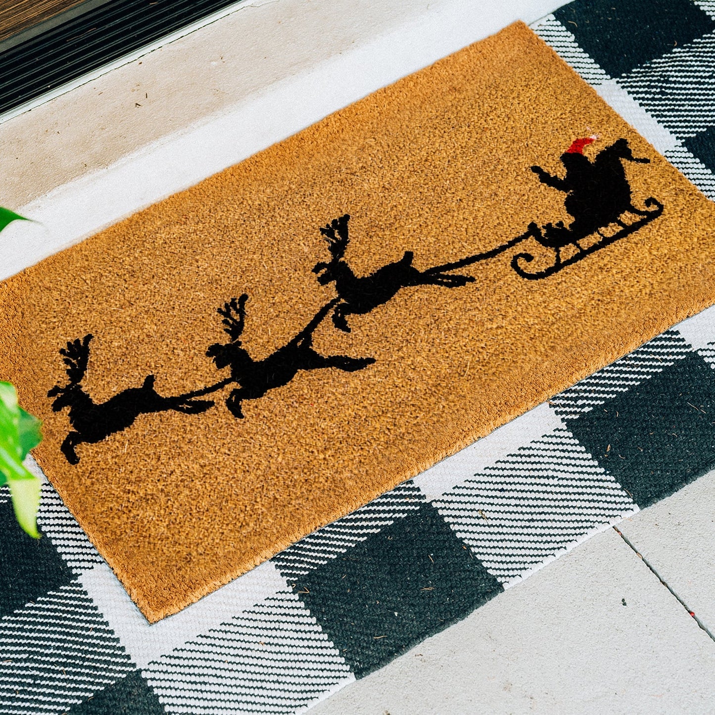 Sleigh Natural Coir Doormat