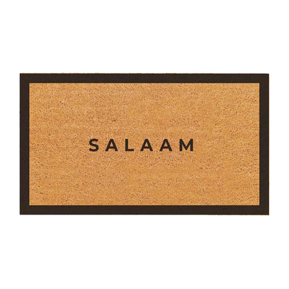 Peaceful Greeting Natural Coir Doormat