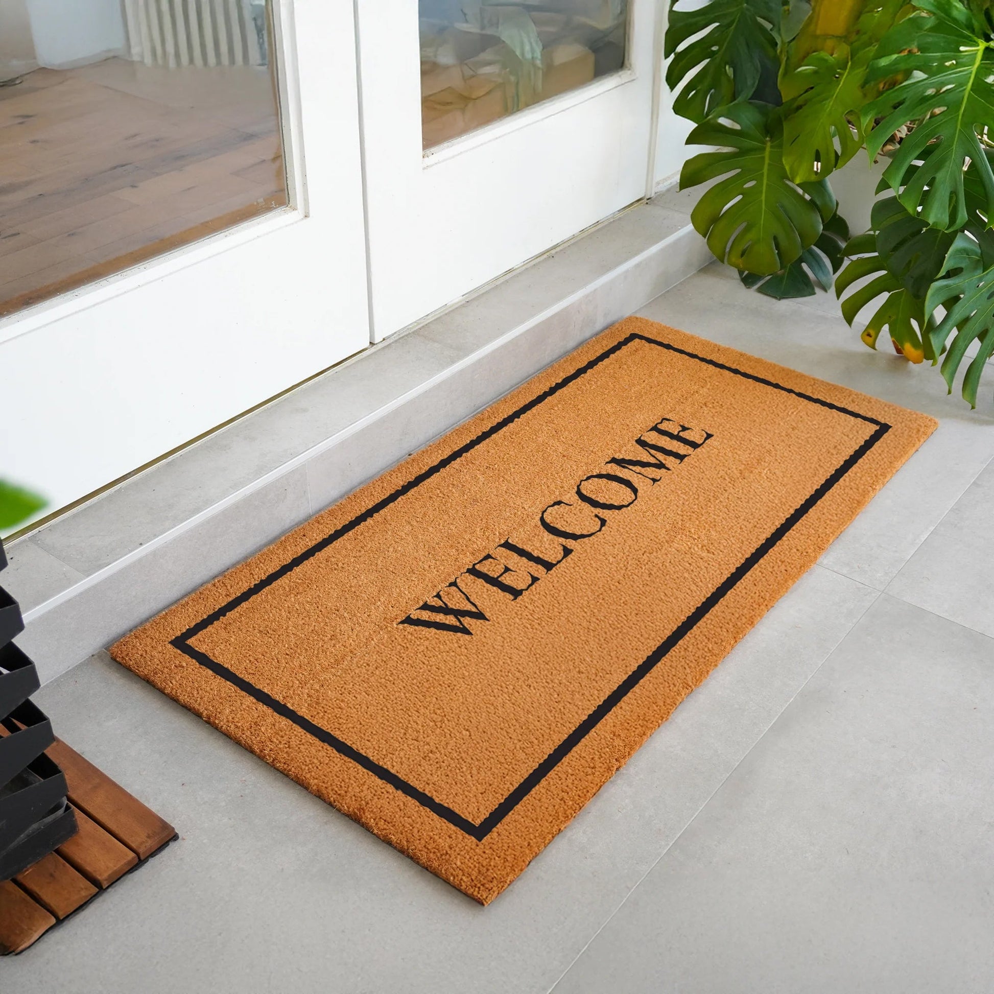 Classic Welcome Natural Coir Doormat - 24x48