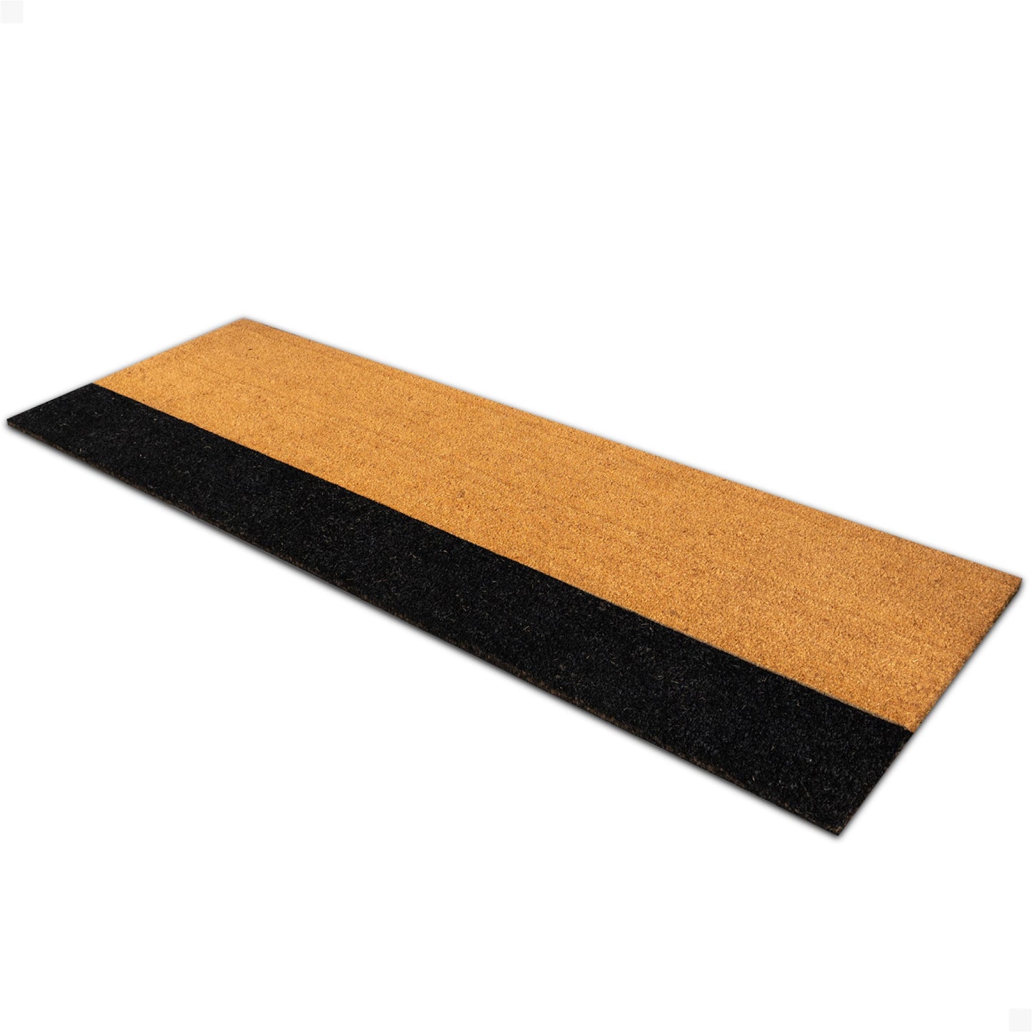 Sleek Horizon Natural Coir Doormat - 24x72