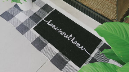Buffalo Check Welcome Natural Coir Doormat