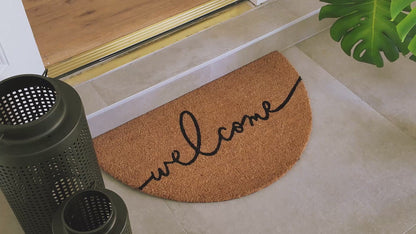 Lunar Welcome Natural Coir Doormat