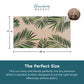 Theodore Magnus Natural Coir Doormat with non-slip backing - 17 x 30 - Outdoor / Indoor - Light Natural - Palm Springs
